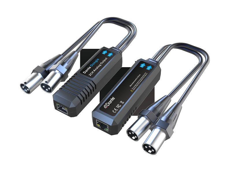 Dante 2CH Analog Output Adapter
