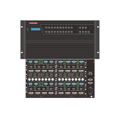 32X32 Hybrid Modular Video Matrix